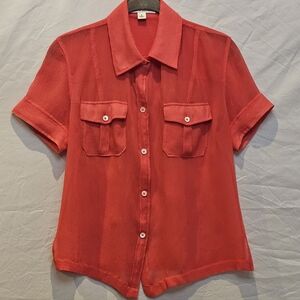 Banana Republic Silk botton down shirt/ blouse (Size S)